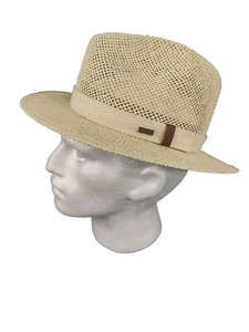 Men's Bailey Panama Hat Seagrass Ivory Island Style Cool Summer Travel Large - Picture 1 of 19