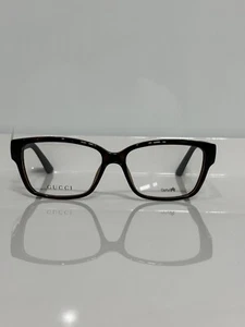 NIB Gucci GG 3717 Brown Havana Acetate Unisex Eyeglasses 53mm - Picture 1 of 6