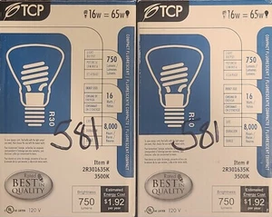 TCP 1R4016/35K 16W R40 35K LOT OF (2) - Picture 1 of 3