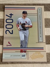 2004 Playoff Absolute Memorabilia Baseball Jim Edmonds Card #180