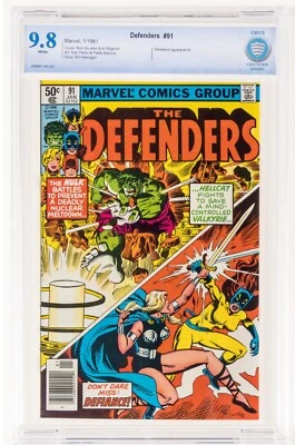 The Defenders #91 Newsstand CBCS 9.8 Marvel 1981 Guest Starring DAREDEVIL🔥cgc - Image 1 of 4