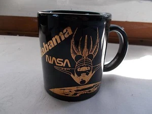 Alabama NASA Coffee Cup Mug Souvenir Black Gold - Picture 1 of 3