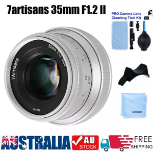 7artisans 35mm F1.2 II APS-C Manual Focus Lens for Sony Fujifilm Canon Mount - Picture 1 of 8