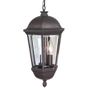 Craftmade Z3011 Bronze Britannia 3-Light Outdoor Pendant - 12 Inches Wide - Picture 1 of 4