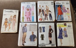 Konvolut 7 Vintage Schnittmuster Simplicity Butterick Fashion - Bild 1 von 1