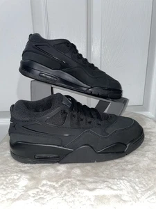 Nike Air Jordan 4 RM GS 'Black Cat' FQ7938-004 - BRAND NEW W/O BOX - Picture 1 of 5