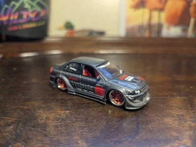 Jada Toys Import Racer 2004 Veilside Mitsubishi Lancer Evolution VI (sin alerón) Foto 1 de 4