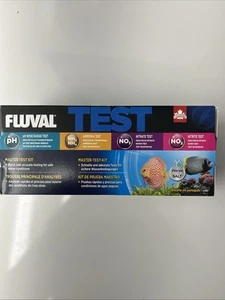FLUVAL MASTER TEST KIT: 1 Pipette, 2 Glass Test Tubes & 7 Bottles A7867 #8679 - Picture 1 of 6
