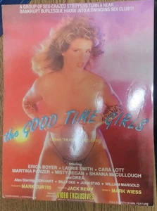 1985 ERICA BOYER The Good Time Girls Tina Marie Kari Foxx Canyon Ad Sheet - Picture 1 of 2