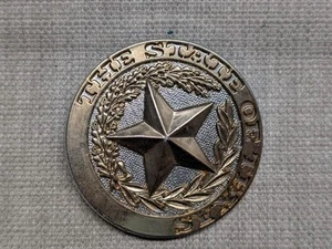 vintage STATE OF TEXAS belt buckle RANGER lonestar WESTERN cowboy - Picture 1 of 4