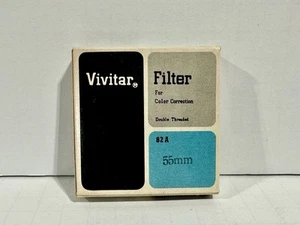 Vintage Vivitar 82A 55mm Double Threaded Color Correction Filter  - Picture 1 of 8
