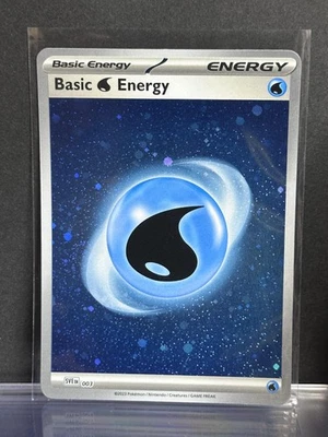 SV01: Scarlet & Violet Base Set #003 Basic Water Energy (Cosmos Holo) - Image 1 of 2