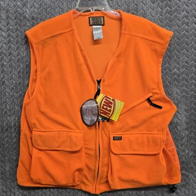 Sports Afield Blaze Vest Large Orange Shoulder Hunting Pockets Gamebag - Image 1 of 4