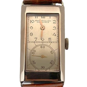 B.W.C. Vintage Duo Dial Doctors Watch McCulloch Galashiels - Picture 1 of 11