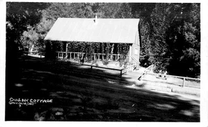 CARL INN COTTAGE, RPPC, GROVELAND, TOULUMNE CALIFORNIA, POSTAL DE COLECCIÓN (EO466) - Imagen 1 de 2