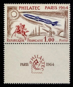 FRANCIA SG1651, 1964 1f ultramar, rojo carmín y marrón. Cat £41, NH COMO NUEVO. - Imagen 1 de 1