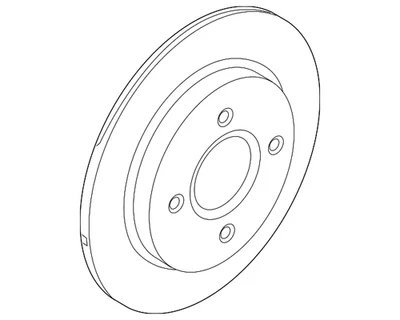 Genuine Ford 2014-2019 Ford Fiesta - Rotor C1BZ-2C026-A - Image 1 of 4