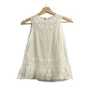 I Pinco Pallino Imelde & Stefano Cavalleri Girls 8 Cream Beaded Shift Mini Dress - Picture 1 of 12