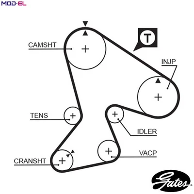 TIMING BELT 5040 FOR RENAULT MASTER/Bus/Van 25 TRAFIC/Rodeo/Platform/Chassis 21 - Image 1 of 4