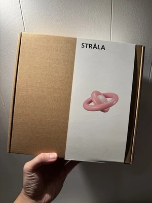 Luminária de mesa IKEA Gustaf Westman STRÅLA LED anel bolha LED rosa designer viral - Imagem 1 de 4