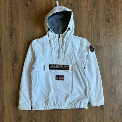 Chaqueta de invierno Napapijri Rainforest para hombre talla: S blanca Foto 1 de 4