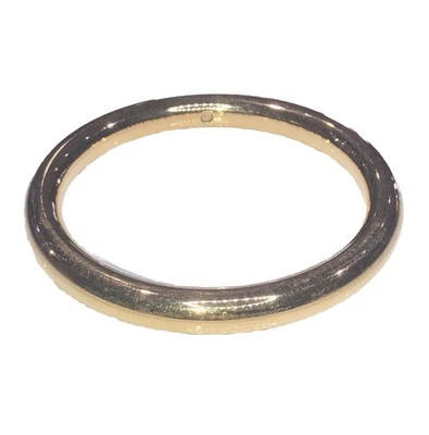 Brazalete Milor Italia Oro Amarillo 14K Sobre Resina Grueso Estilo 8mm Grueso! Foto 1 de 4