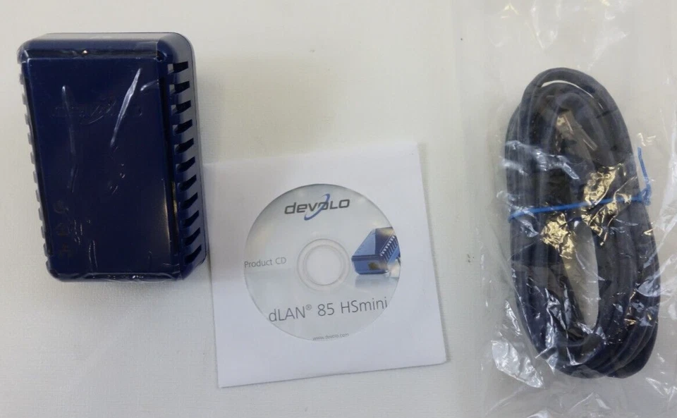 Devolo dLAN 85 HSmini Powerline PowerLan Adapter MT:2261 85 Mbps lan auf wlan - Bild 1 von 4