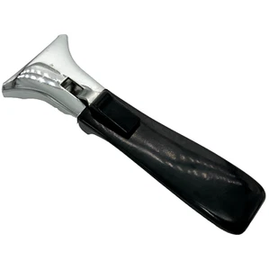 CORNING WARE Flip Lock Lever Pot Handle Detachable Holder Black Chrome - Picture 1 of 5