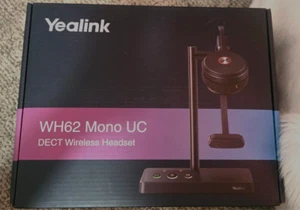 Yealink WH62 Mono DECT Wireless Headset, Teams Certified, New In Box - Picture 1 of 4