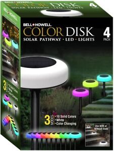 Solar Pathway Disk Lights Bell Howell | Changes Color | Different Modes
