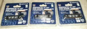 Attwood LED Underwater Light 150 Lumens Marine Boating Saltwater Use X 3 White - Picture 1 of 3
