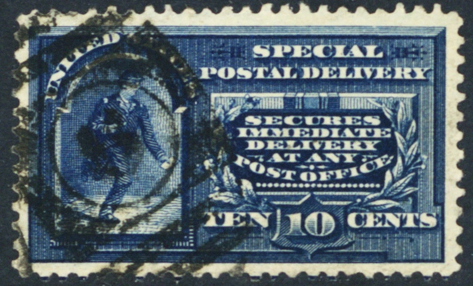 E5, usado 10¢ XF - sello de entrega especial * Stuart Katz Foto 1 de 1