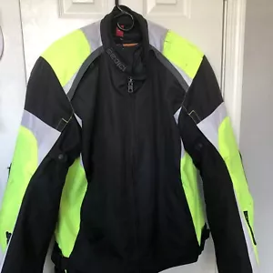 SEDICI #16 Performance Men's 2XL /XL Textile High Vis Motorcycle Jacket - Picture 1 of 24