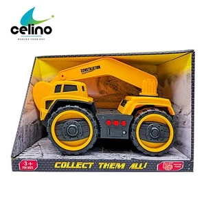 Baufahrzeug Spielzeug LKW Bagger Reibung Power Licht & Sound Kinder Weihnachten - Bild 1 von 7