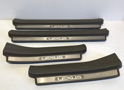 01-06 LEXUS LS430 UMBRAL PUERTA DELANTERA TRASERA PLACA RASGUÑO JUEGO DE MOLDURAS OEM Foto 1 de 4
