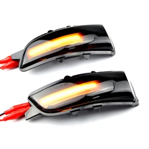Car LED Dynamic Rearview Mirror Turn Signal Lights For Volvo C30 S80 S40 V70 S60 - Picture 1 of 8