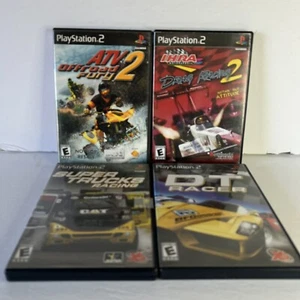 Playstation 2 PS2 ATV 2 Offroad Fury Drag Racing 2 Super Trucks DT Racer Works! - Picture 1 of 4