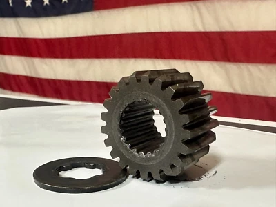 Honda XL 185s Primary Crank Gear & Washer OEM XL185 XL185S 1981 - Image 1 of 3