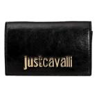 NWT JUSTCAVALLI BLACK CLUTCH WITH REMOVABLE CHAIN SHOULDER STRAP S11WD0134 P0691