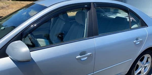 AVS 3M Tape-On Smoke Rain Guards Vent Visors Shade for 2005-2010 Hyundai Sonata - Picture 1 of 2