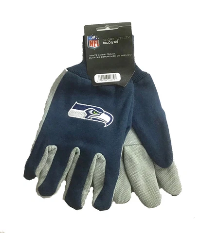 Seattle Seahawks Gray and Blue Two Tone Adult Size Gloves Cover