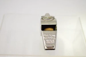 Vintage The Acme Thunderer Whistle  Gemsco Made in England Original Cork Pea - Picture 1 of 8