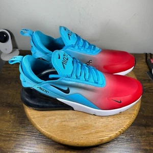 Nike Air Max 270 Firecracker Blue Fury White Red Men's Size 14 Shoes CJ0767-400 - Picture 1 of 8