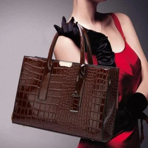 Leather Crossbody Tote for Women Luxury Designer Messenger Bags - Picture 1 of 24