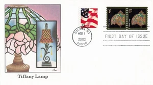 US 3758 FDC Tiffany Lamp Fleetwood - Picture 1 of 2
