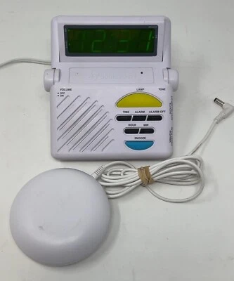 Sonic Alert Sonic Boom SB1000 Vibrating Alarm Clock W/ Bed Shaker, Lamp Flasher - Image 1 of 4