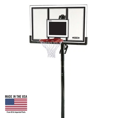Lifetime 54" In-Ground Basketball Hoop 71525 Polycarbonate Backboard Adjustable - Image 1 of 4