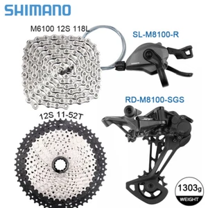 Shimano Deore XT M8100 Groupset 1X12 Speed MTB Groupset HG 46T 50T 52T Groupset - Picture 1 of 12