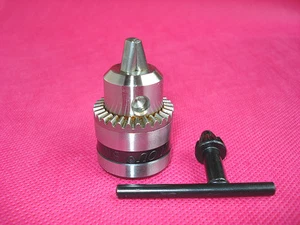 Mini Bohrfutter 1,5 mm-10 mm B12 Schlüssel konisch montiert Bohrfutter mit einem Schlüssel - Bild 1 von 1