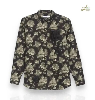 Рубашка Givenchy с вышитым логотипом аппликация размер 16,5 - Изображение 1 из 4